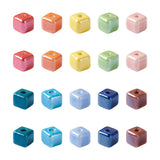 50Pcs/box 10 Style Porcelain Bead Spacer Beads Colorful For Jewelry Making