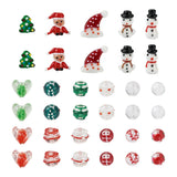 50Pcs/box Christmas Theme Beads Jewelry Making Kit