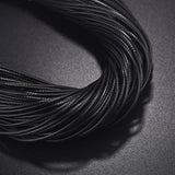 50Pcs/lot Adjustable Leather Cord Necklace Lobster Clasp Jewelry Findings
