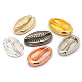 50Pcs 12x19mm Acrylic CCB Plastic Charm Shells Beads for DIY Jewelry Making