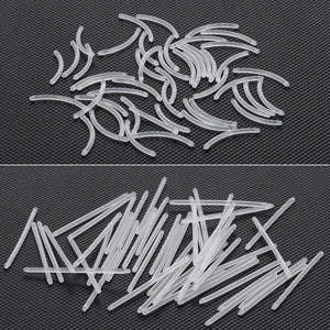 50Pcs/lot 14G Bioplast Barbell Parts 6-38mm Post Nipple Tongue Eyebrow Piercing