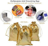 50Pcs Silver Drawstring Jewelry Gift Bags for Candy Wedding Party 7x9cm 9x12cm