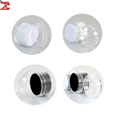 50Pcs Clear Diamond Box Plastic Beads Jewelry Case Gem Storage Organizer