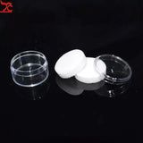 50Pcs Clear Diamond Box Plastic Beads Jewelry Case Gem Storage Organizer