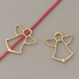 50Pcs Angel Wings Spacer Beads Charms for Bracelet 25x21mm