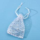 50Pcs High Star Organza Bags Jewelry Packaging Wedding Gift Pouches 9x12cm