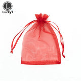 50Pcs/lot Jewelry Wedding Gift Pouch Draw String Candy Birthday Party Gift Bags