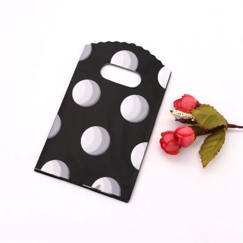 50Pcs Multi-style Plastic Gift Bags for DIY Jewelry Packaging
