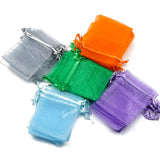 50Pcs Organza Bag Jewelry Packaging Wedding Party Favors Cake Pouches