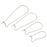 50Pcs Stainless Steel Kidney Ear Wires for DIY Earring Making