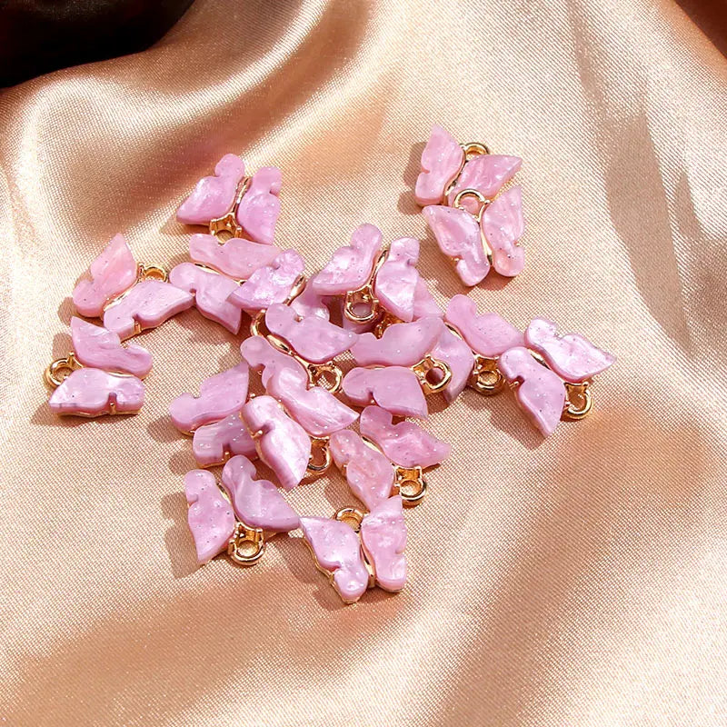 50Pcs Butterfly Jewelry Accessories DIY Earrings Necklaces Bracelet Material