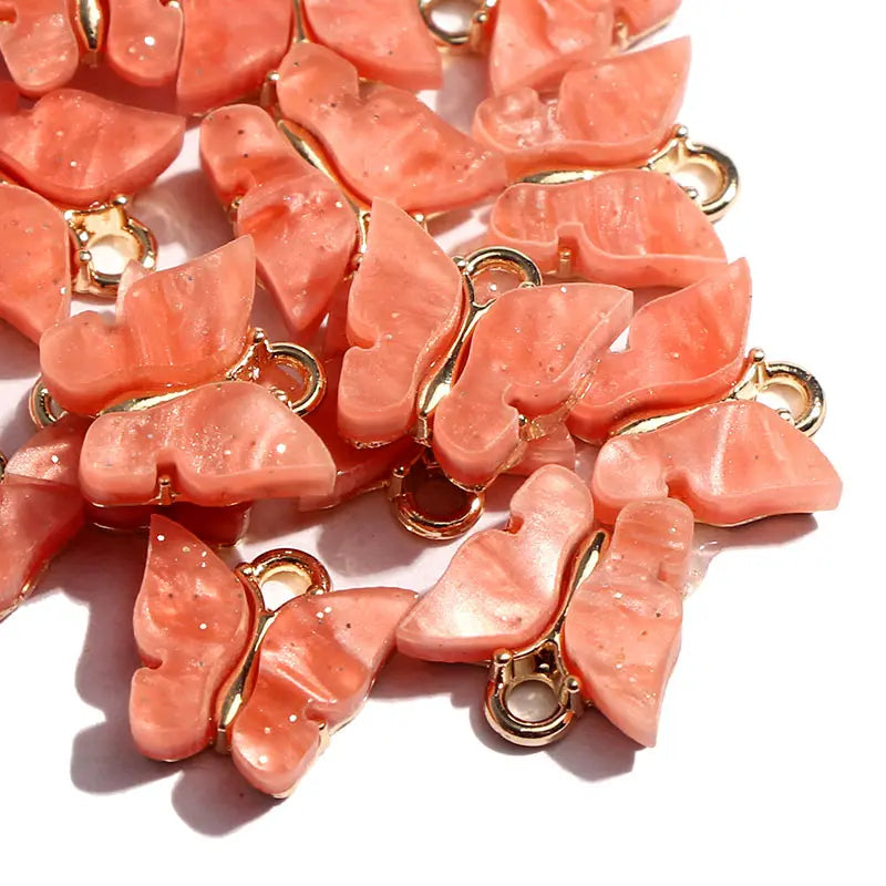50Pcs Butterfly Jewelry Accessories DIY Earrings Necklaces Bracelet Material