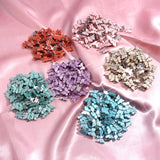 50Pcs Butterfly Charms Acrylic Alloy Insect Pendant DIY Jewelry