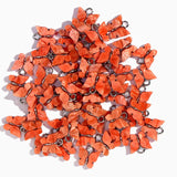 50Pcs Butterfly Charms Acrylic Alloy Insect Pendant DIY Jewelry