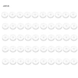50 Clear Plastic Discs Earring Back Earlobe Support Patches