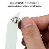 50 Sets Brass Magnetic Clasps 14x8mm Platinum