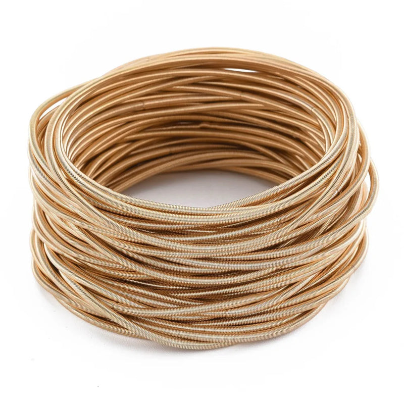 50 Strands 2mm Steel French Wire Memory Wire for Jewelry Making