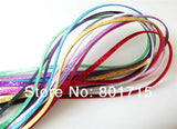 1m Length Sequin Leather for 8mm Slide Charms DIY Accessories