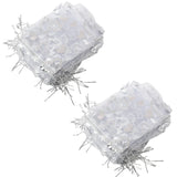 50X Silver Organza Wedding Favor Gift Bag 12X10cm
