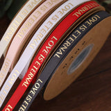 50Yards Eternal Spiral Ribbon Flower Wedding Baking Bronzing Ribbon