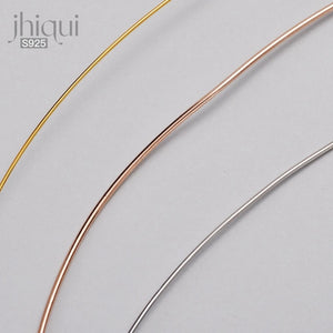 1MM 925 Silver Wire Platinum Rose Plated DIY Jewelry Making
