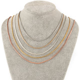 12pcs Metal Link Necklace Chains with Lobster Clasps for DIY Jewelry Making