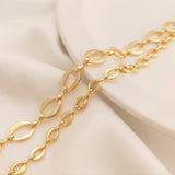 14K Plated Brass Thick O-chains for DIY Jewelry Making