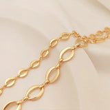 14K Plated Brass Thick O-chains for DIY Jewelry Making