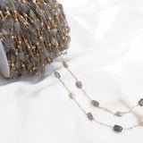 Crystal Bracelet Chain Anklet Chains Charms DIY Brass Plated