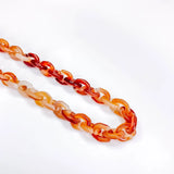 Resin Plastic Chain Pendant Necklace Bracelet Charms for Jewelry Finding