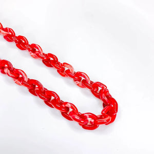 Resin Plastic Chain Pendant Necklace Bracelet Charms for Jewelry Finding