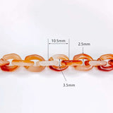 Resin Plastic Chain Pendant Necklace Bracelet Charms for Jewelry Finding