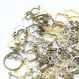 50g 100g Mixed Charms Pendants UV Epoxy Resin Mold Metal Geometric Frame