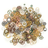 Metal Mixed Steampunk Cogs & Gears Charms Vintage Craft Material for Jewelry DIY