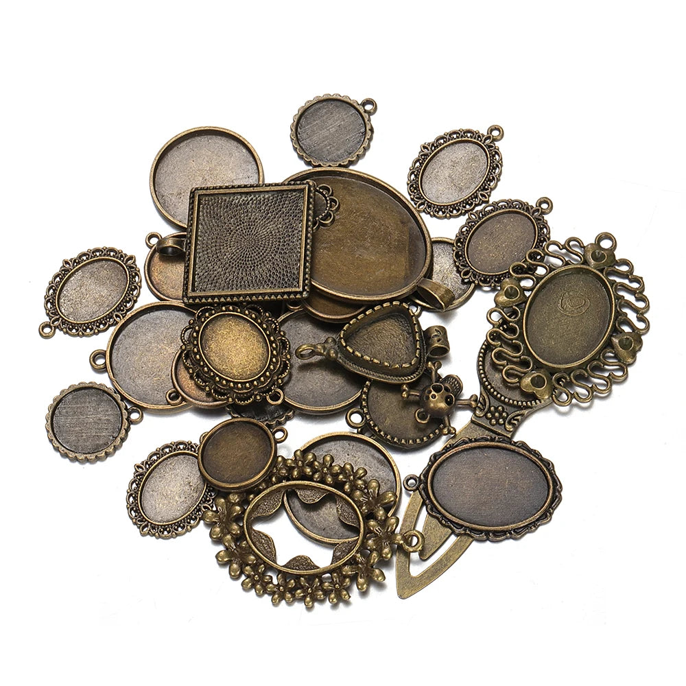 Steampunk Mixed Charms Pendants Metal Vintage DIY Accessories