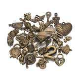 Steampunk Mixed Charms Pendants Metal Vintage DIY Accessories