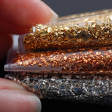 Metal Crushed Stone Effect Filler 50g DIY Crystal Resin Craft Glass Beads