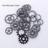 50g Steampunk Cogs Charms Mixed Metal Gear Spacer DIY Bracelet Accessories