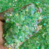 50g Glitter Sequin Mix Star Heart Dot Moon Shape Nail Shaker Art Flakies