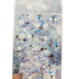 50g Glitter Sequin Mix Star Heart Dot Moon Shape Nail Shaker Art Flakies
