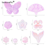 50g Acrylic Beads Bow Smile Mix Bead DIY Phone Chains Bracelet Jewelry I0134