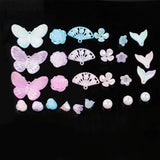 50g Acrylic Beads Bow Smile Mix Bead DIY Phone Chains Bracelet Jewelry I0134