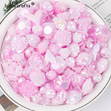 50g Acrylic Beads Bow Smile Mix Bead DIY Phone Chains Bracelet Jewelry I0134