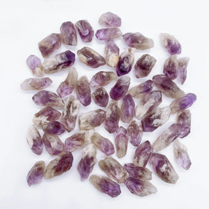 50g Natural Amethyst Wand Crystal Quartz Stone Healing Home Garden Decor