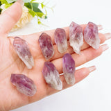 50g Natural Amethyst Wand Crystal Quartz Stone Healing Home Garden Decor