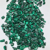 50g Natural Malachite Chips Gravel Stones Home Ornament Bonsai Decoration