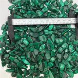 50g Natural Malachite Chips Gravel Stones Home Ornament Bonsai Decoration