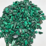 50g Natural Malachite Chips Gravel Stones Home Ornament Bonsai Decoration
