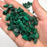 50g Natural Malachite Chips Gravel Stones Home Ornament Bonsai Decoration