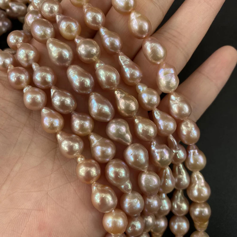 50g Natural AA Freshwater Pear Beads 8-10mm DIY Jewelry Making